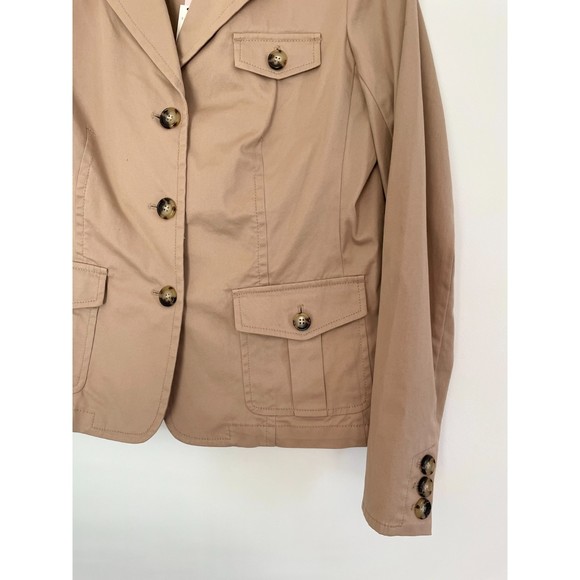 Talbots Classic Neutral Blazer Jacket Size 10 New with tag Timeless G85 - Picture 2 of 7